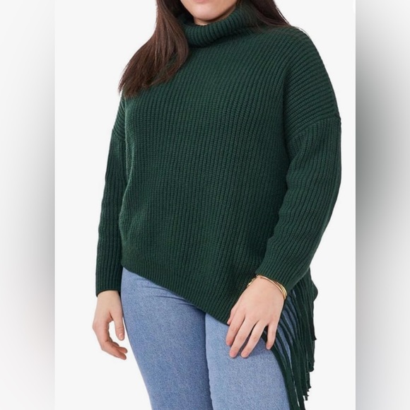 🌟🌟NWT🌟🌟 Vince Camuto Woman’s Asymmetric Knit Turtleneck Sweater Size XXL - Picture 1 of 4